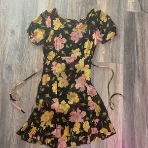 Betsey sheer romantic floral dress